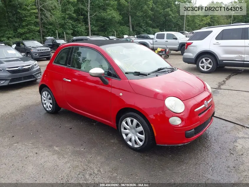 2012 Fiat 500C Pop VIN: 3C3CFFDR2CT164305 Lot: 45430892