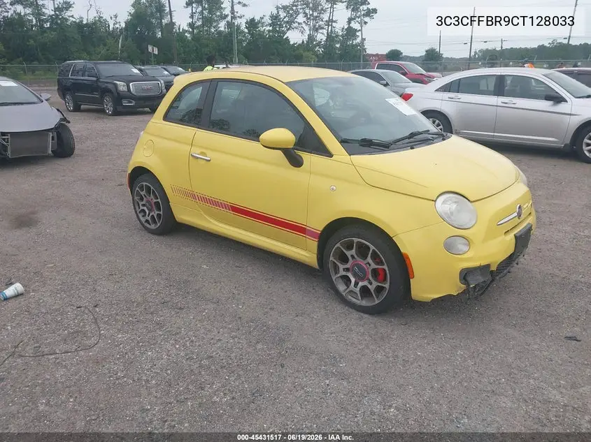 2012 Fiat 500 Sport VIN: 3C3CFFBR9CT128033 Lot: 45431517