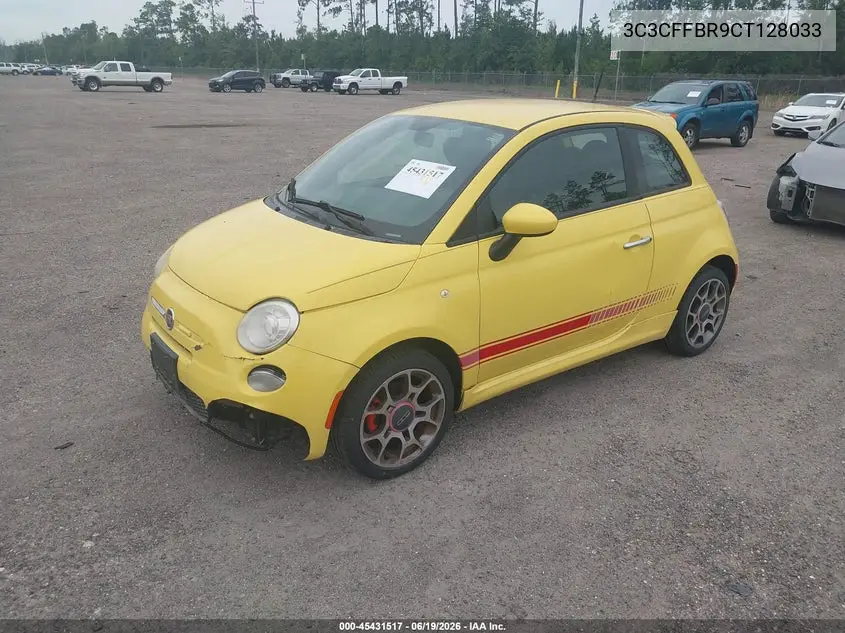2012 Fiat 500 Sport VIN: 3C3CFFBR9CT128033 Lot: 45431517