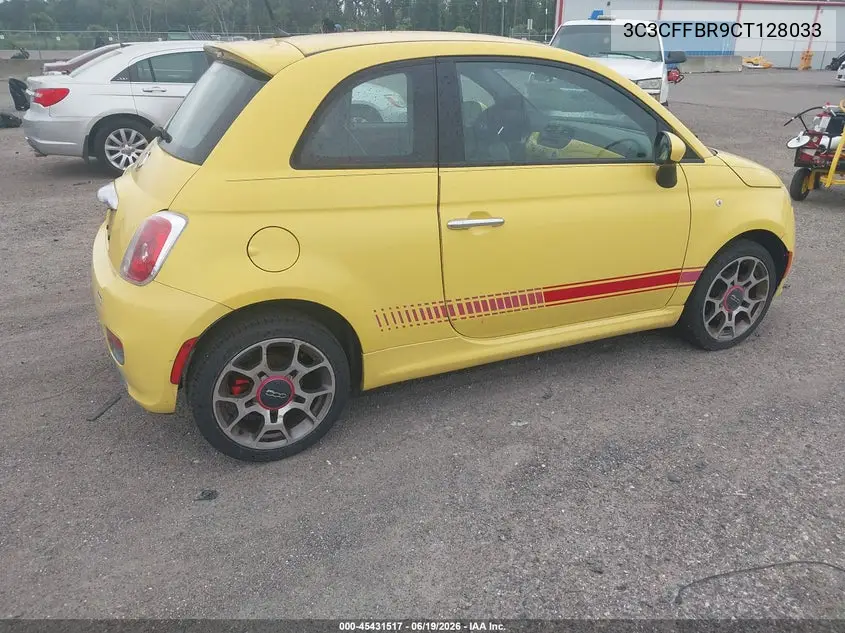 2012 Fiat 500 Sport VIN: 3C3CFFBR9CT128033 Lot: 45431517