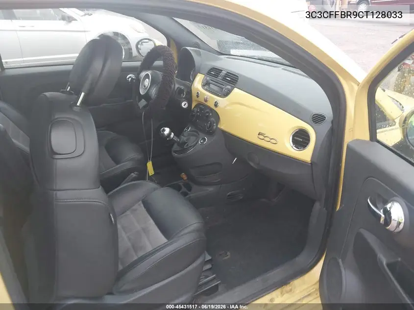 2012 Fiat 500 Sport VIN: 3C3CFFBR9CT128033 Lot: 45431517