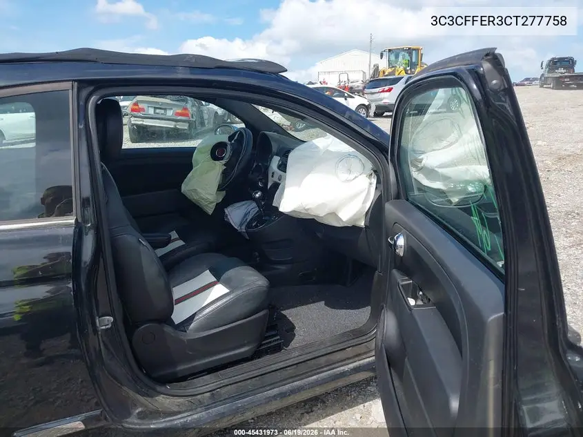 2012 Fiat 500C Lounge VIN: 3C3CFFER3CT277758 Lot: 45431973
