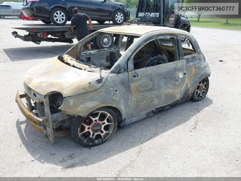 2012 Fiat 500 Sport VIN: 3C3CFFBR0CT360777 Lot: 45457411