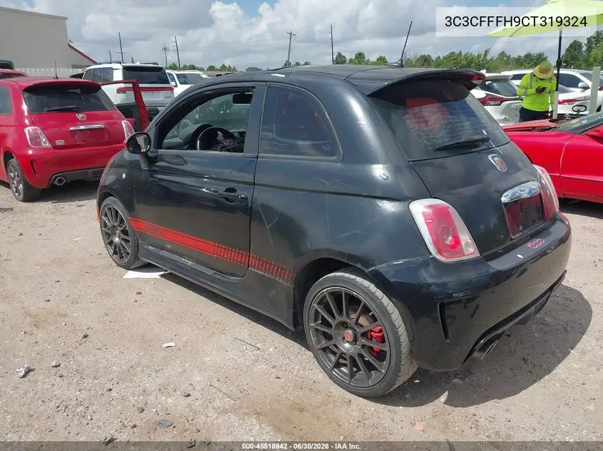 2012 Fiat 500 Abarth VIN: 3C3CFFFH9CT319324 Lot: 45518942