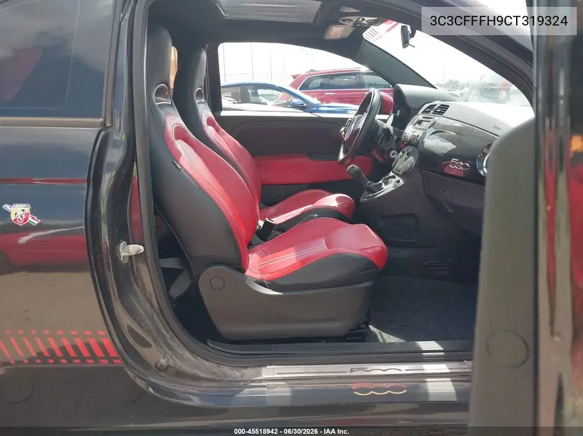 2012 Fiat 500 Abarth VIN: 3C3CFFFH9CT319324 Lot: 45518942