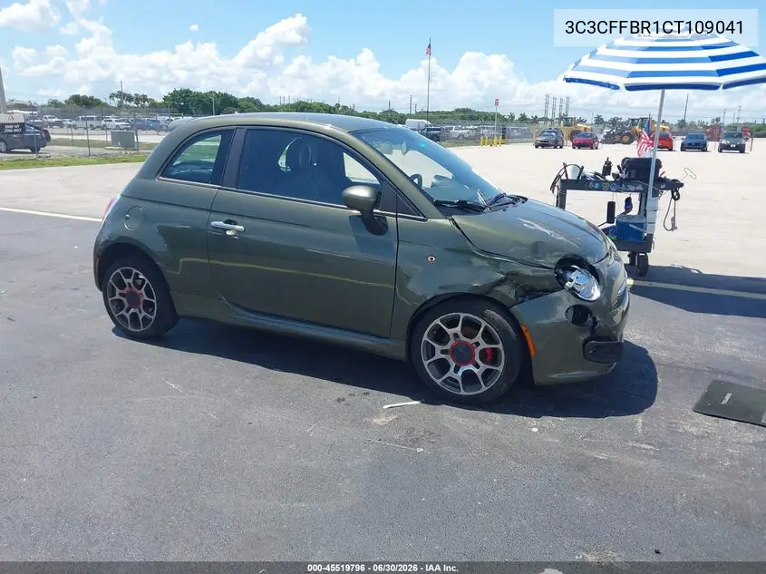 2012 Fiat 500 Sport VIN: 3C3CFFBR1CT109041 Lot: 45519796
