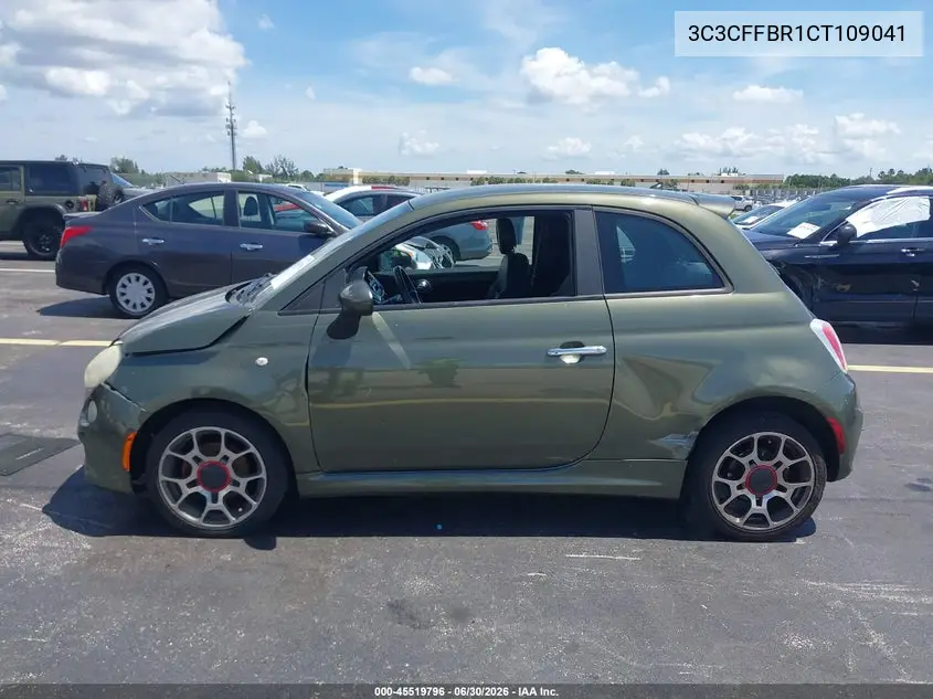 2012 Fiat 500 Sport VIN: 3C3CFFBR1CT109041 Lot: 45519796