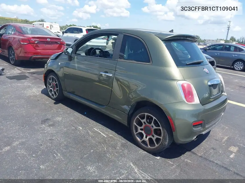 2012 Fiat 500 Sport VIN: 3C3CFFBR1CT109041 Lot: 45519796
