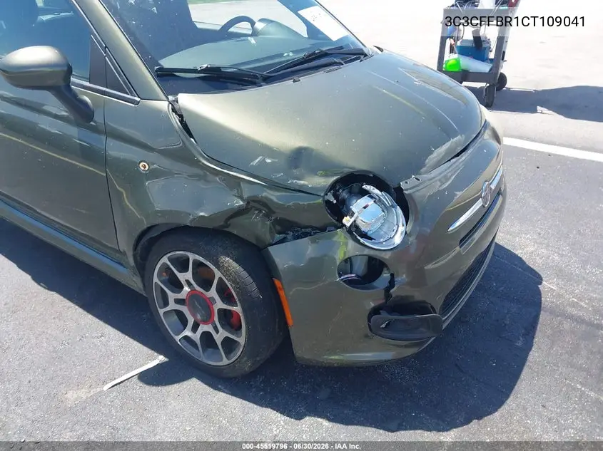 2012 Fiat 500 Sport VIN: 3C3CFFBR1CT109041 Lot: 45519796