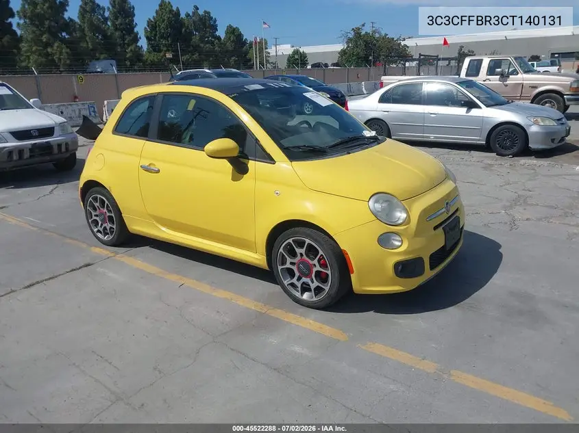 2012 Fiat 500 Sport VIN: 3C3CFFBR3CT140131 Lot: 45522288