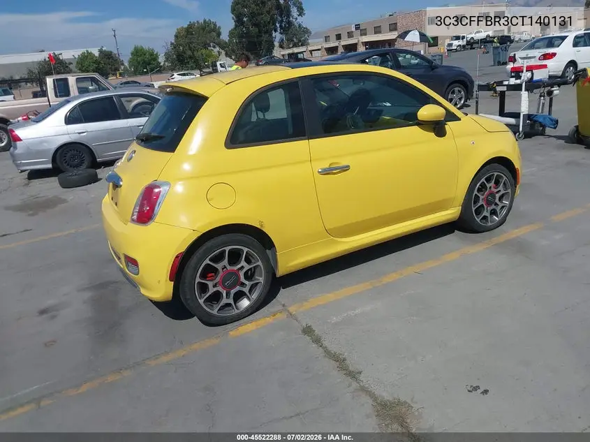 2012 Fiat 500 Sport VIN: 3C3CFFBR3CT140131 Lot: 45522288
