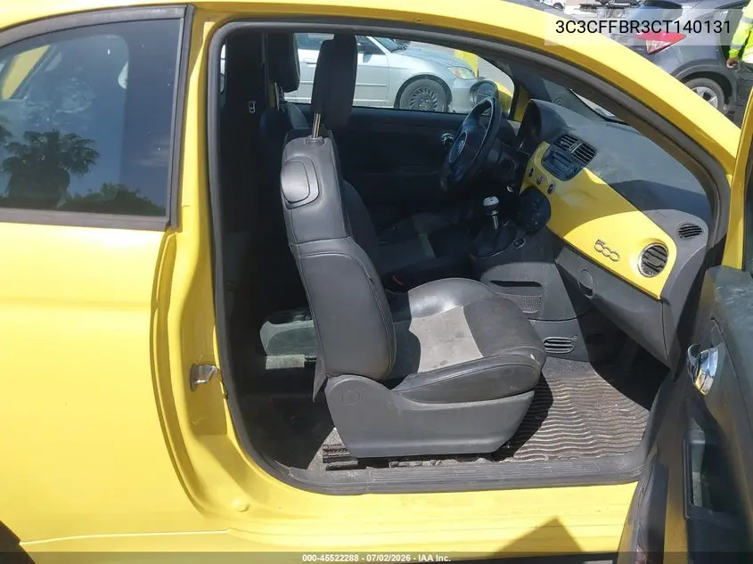 2012 Fiat 500 Sport VIN: 3C3CFFBR3CT140131 Lot: 45522288