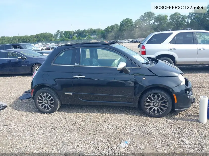 2012 Fiat 500C Lounge VIN: 3C3CFFER3CT225689 Lot: 45565985