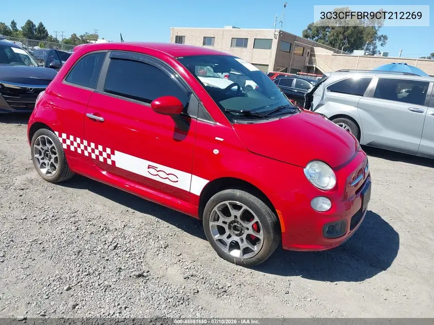 2012 Fiat 500 Sport VIN: 3C3CFFBR9CT212269 Lot: 45591550