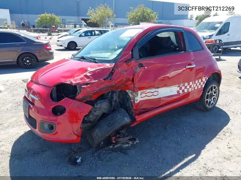 2012 Fiat 500 Sport VIN: 3C3CFFBR9CT212269 Lot: 45591550