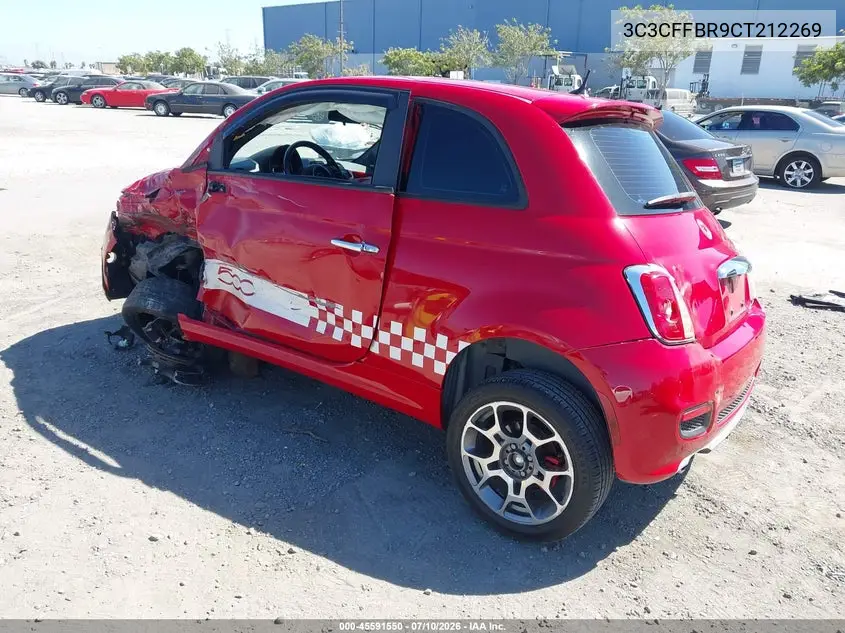 2012 Fiat 500 Sport VIN: 3C3CFFBR9CT212269 Lot: 45591550