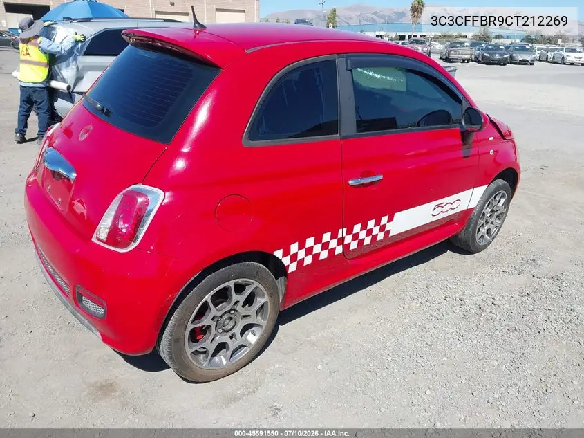 2012 Fiat 500 Sport VIN: 3C3CFFBR9CT212269 Lot: 45591550