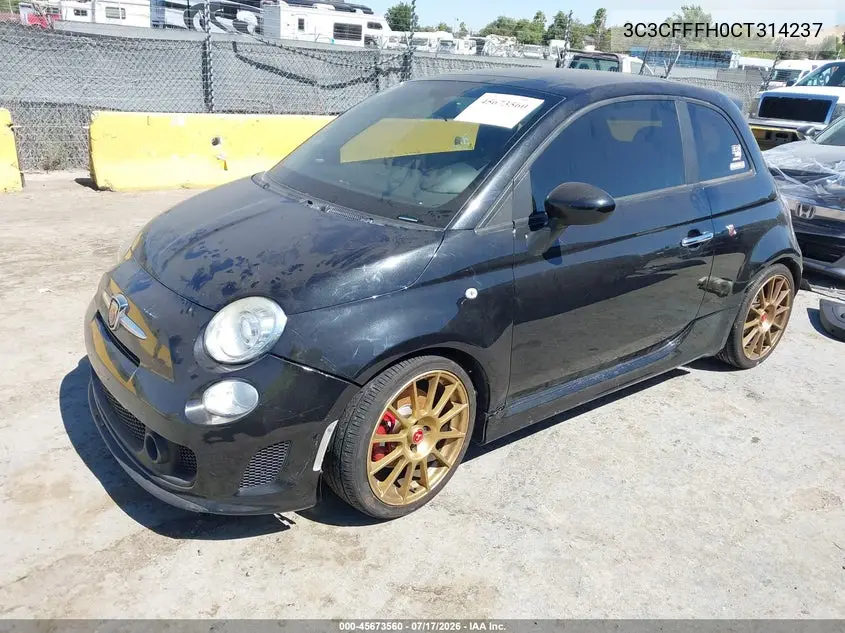 3C3CFFFH0CT314237 2012 Fiat 500 Abarth