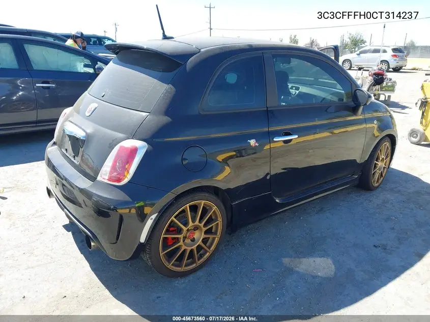3C3CFFFH0CT314237 2012 Fiat 500 Abarth