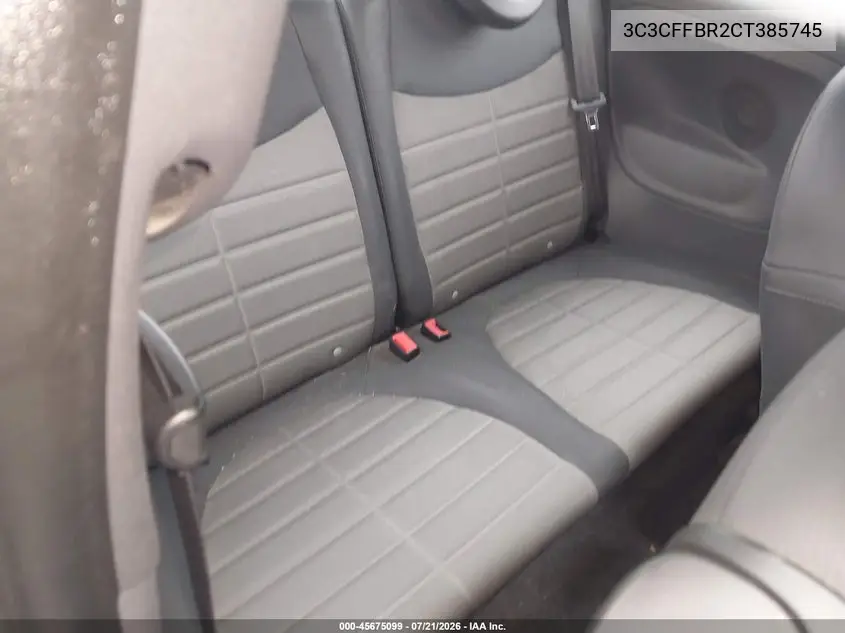 2012 Fiat 500 Sport VIN: 3C3CFFBR2CT385745 Lot: 45675099
