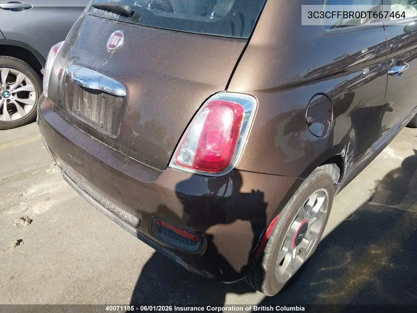 2013 Fiat 500 Sport VIN: 3C3CFFBR0DT667464 Lot: 40071185