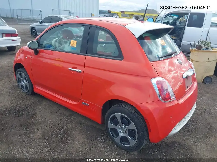 2013 Fiat 500E Battery Electric VIN: 3C3CFFGE2DT604601 Lot: 45323963