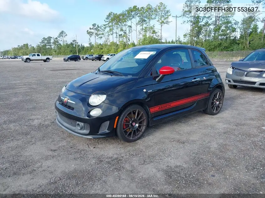 2013 Fiat 500 Abarth VIN: 3C3CFFFH3DT553637 Lot: 45390168