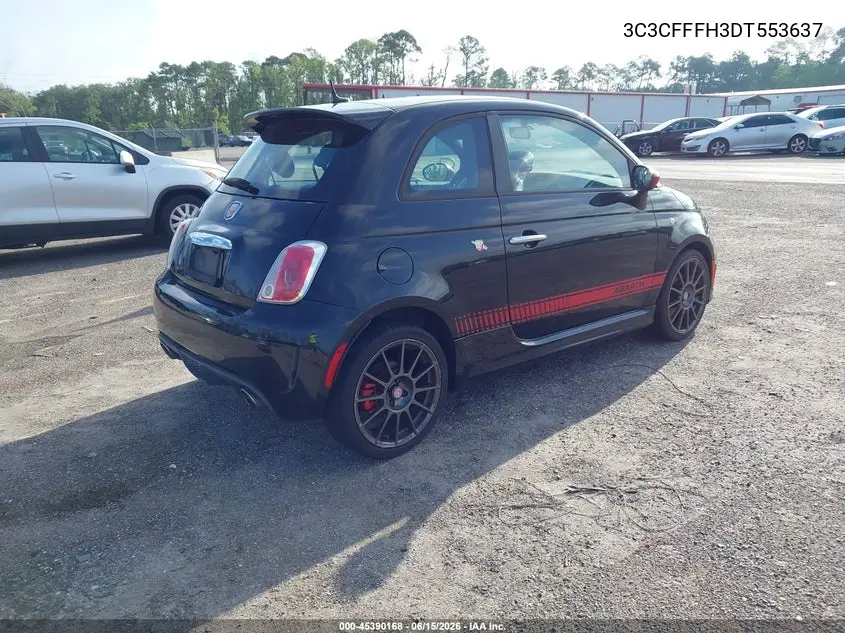 2013 Fiat 500 Abarth VIN: 3C3CFFFH3DT553637 Lot: 45390168