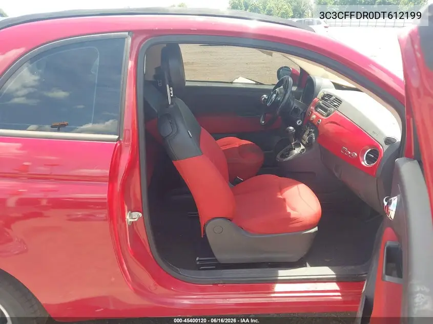 2013 Fiat 500C Pop VIN: 3C3CFFDR0DT612199 Lot: 45400120