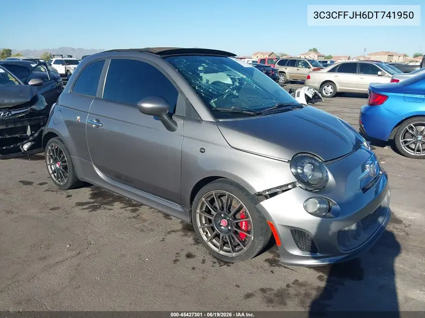 2013 Fiat 500C Abarth VIN: 3C3CFFJH6DT741950 Lot: 45427301