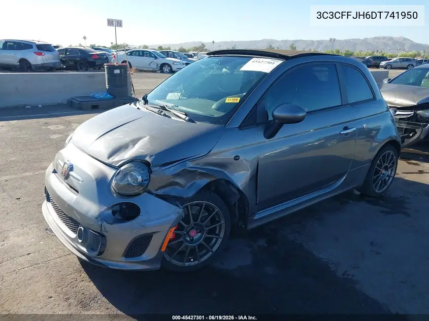 2013 Fiat 500C Abarth VIN: 3C3CFFJH6DT741950 Lot: 45427301