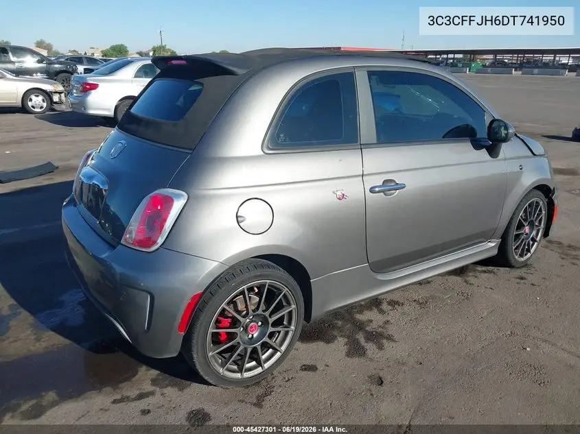 2013 Fiat 500C Abarth VIN: 3C3CFFJH6DT741950 Lot: 45427301