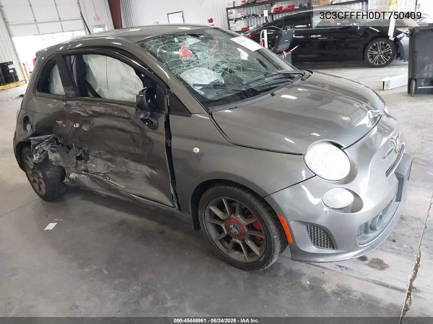 2013 Fiat 500 Abarth VIN: 3C3CFFFH0DT750409 Lot: 45446961