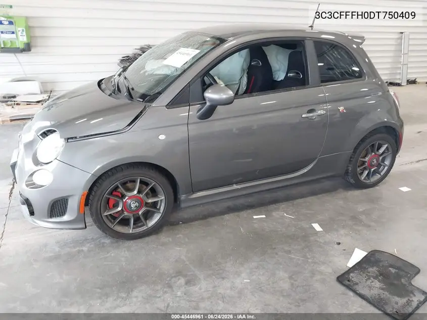 2013 Fiat 500 Abarth VIN: 3C3CFFFH0DT750409 Lot: 45446961