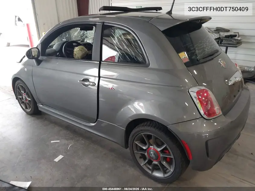 2013 Fiat 500 Abarth VIN: 3C3CFFFH0DT750409 Lot: 45446961