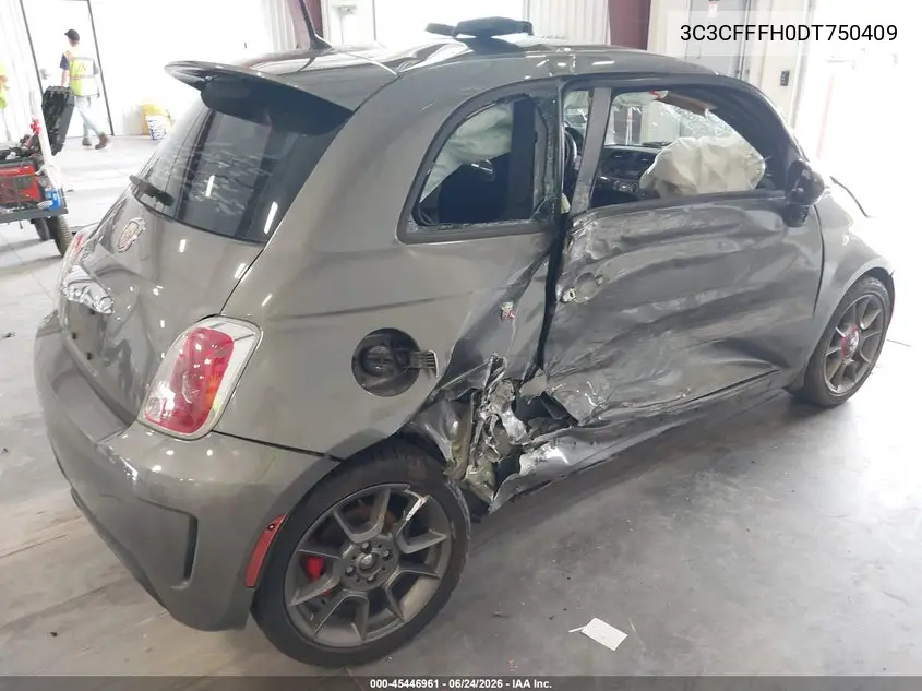 2013 Fiat 500 Abarth VIN: 3C3CFFFH0DT750409 Lot: 45446961