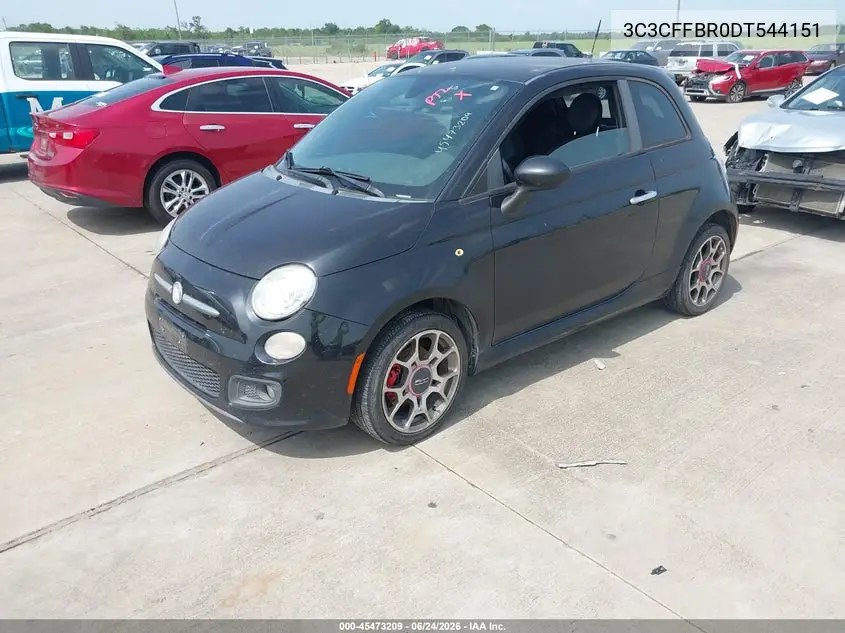 2013 Fiat 500 Sport VIN: 3C3CFFBR0DT544151 Lot: 45473209