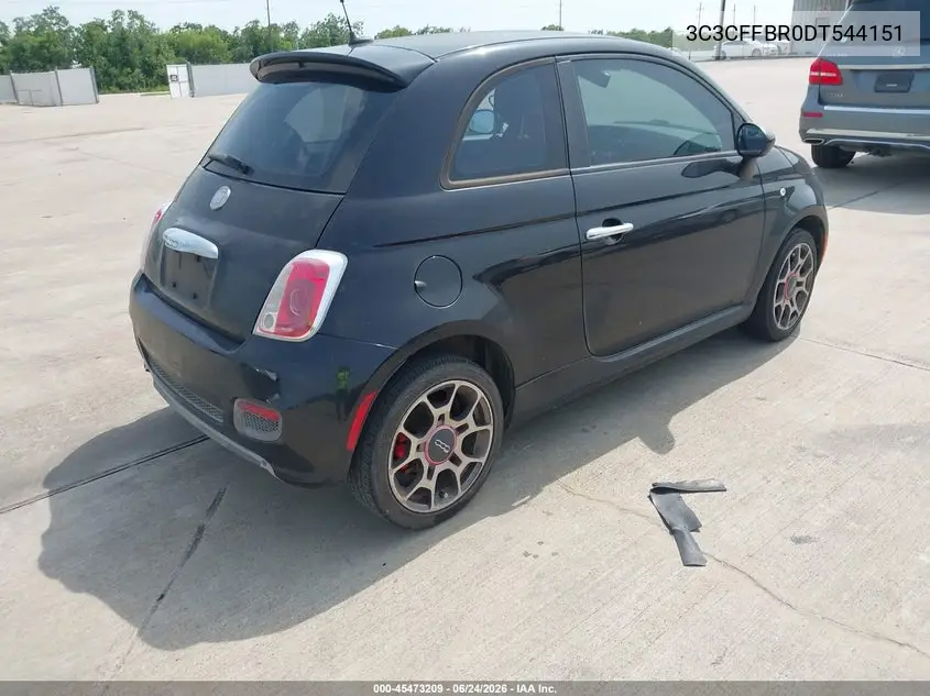 2013 Fiat 500 Sport VIN: 3C3CFFBR0DT544151 Lot: 45473209