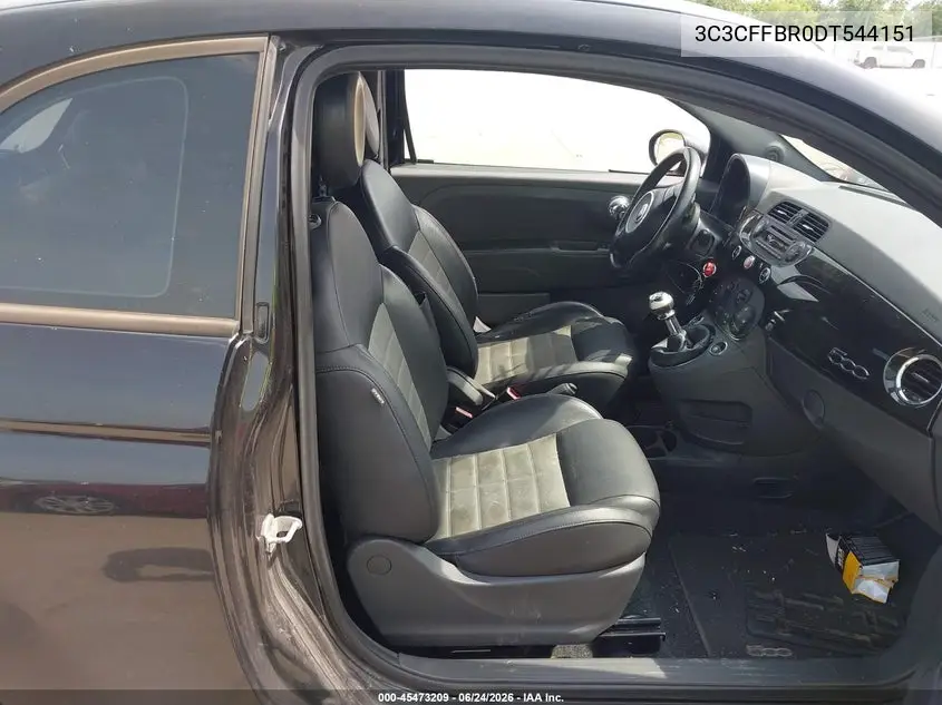 2013 Fiat 500 Sport VIN: 3C3CFFBR0DT544151 Lot: 45473209