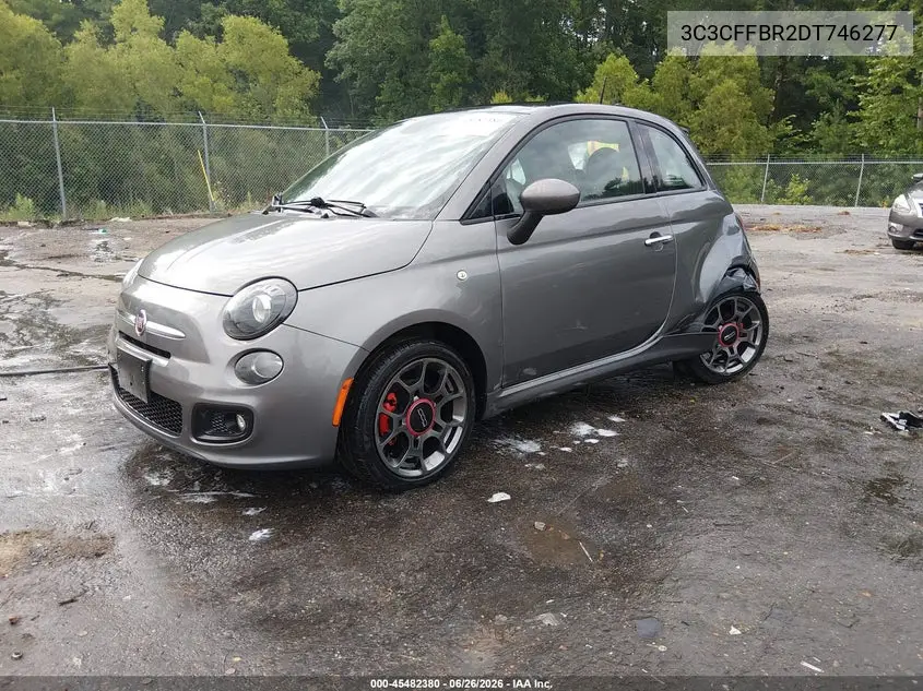 2013 Fiat 500 Sport Cattiva VIN: 3C3CFFBR2DT746277 Lot: 45482380