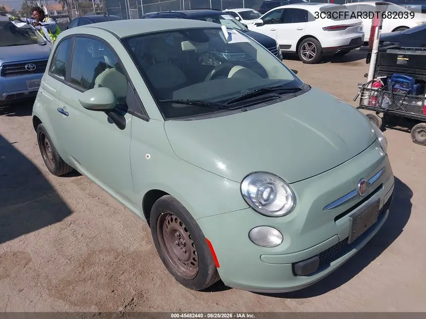 2013 Fiat 500 Pop VIN: 3C3CFFAR3DT682039 Lot: 45482440