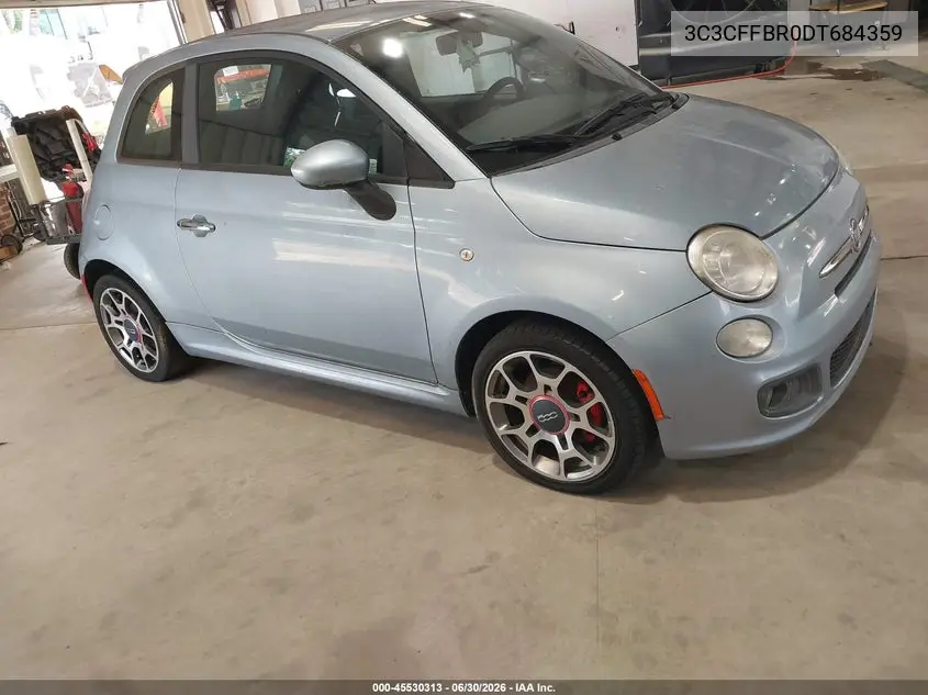 2013 Fiat 500 Sport VIN: 3C3CFFBR0DT684359 Lot: 45530313