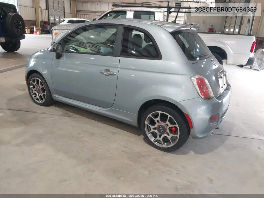 2013 Fiat 500 Sport VIN: 3C3CFFBR0DT684359 Lot: 45530313