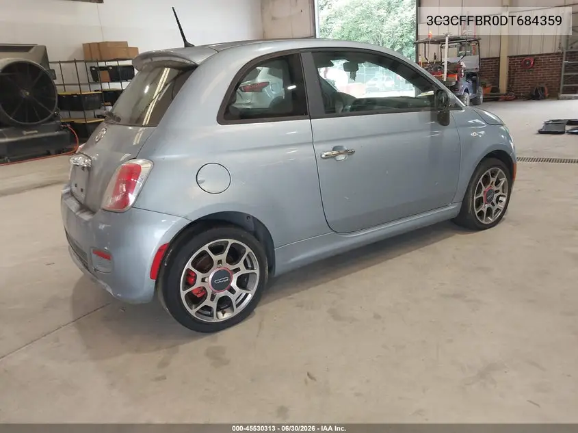 2013 Fiat 500 Sport VIN: 3C3CFFBR0DT684359 Lot: 45530313