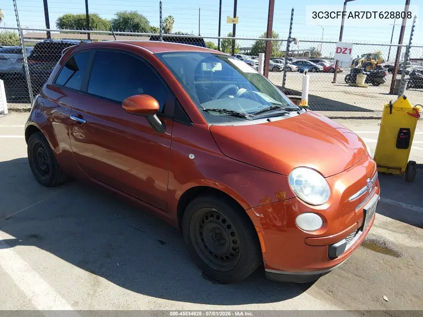 2013 Fiat 500 Pop VIN: 3C3CFFAR7DT628808 Lot: 45534928