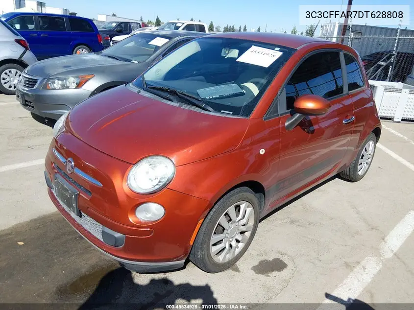 2013 Fiat 500 Pop VIN: 3C3CFFAR7DT628808 Lot: 45534928