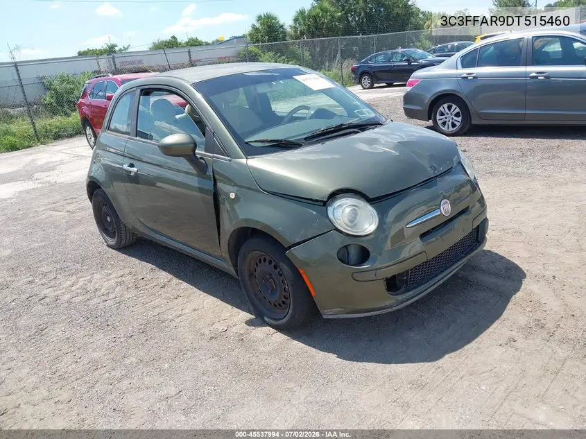 2013 Fiat 500 VIN: 3C3CFFAR9DT515460 Lot: 45537994
