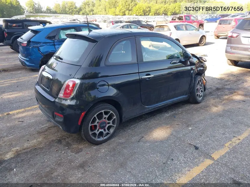 2013 Fiat 500 Sport VIN: 3C3CFFBR5DT697656 Lot: 45548044