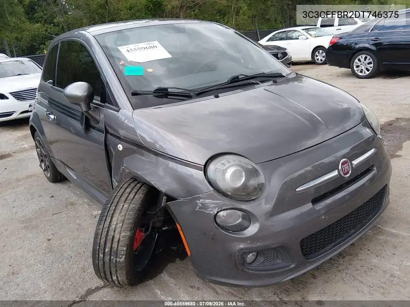 2013 Fiat 500 Sport Cattiva VIN: 3C3CFFBR2DT746375 Lot: 45559680