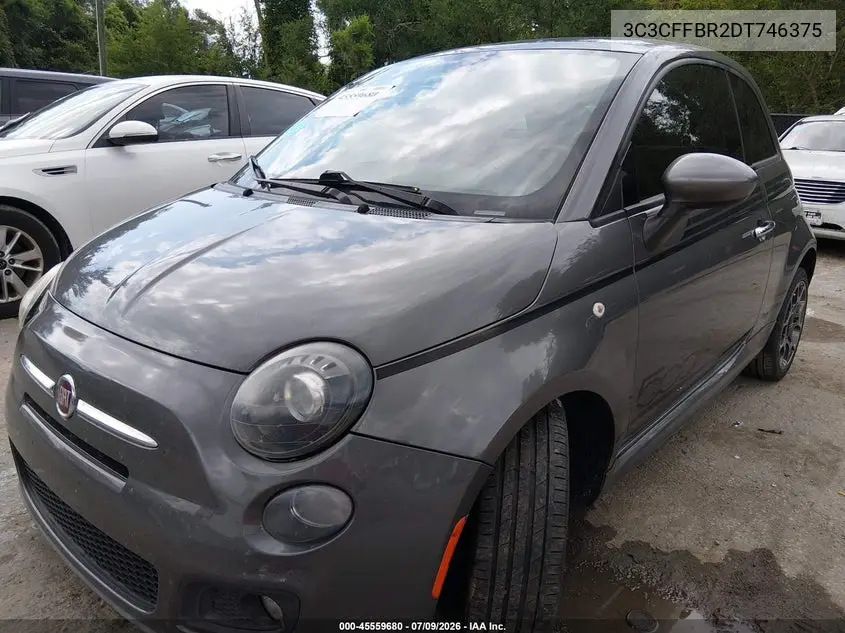 2013 Fiat 500 Sport Cattiva VIN: 3C3CFFBR2DT746375 Lot: 45559680